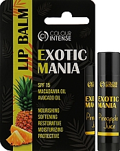 Бальзам для губ "Exotic Mania" з ароматом ананаса - Colour Intense Lip Balm — фото N3