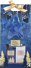 Рождественский набор - Aura Cosmetics (b/wash/200ml + b/lot/200ml + bath/confetti/15g) — фото N1