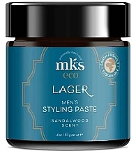 Парфумерія, косметика Паста для волосся - MKS Eco Lager Men's Styling Paste Sandalwood Scent