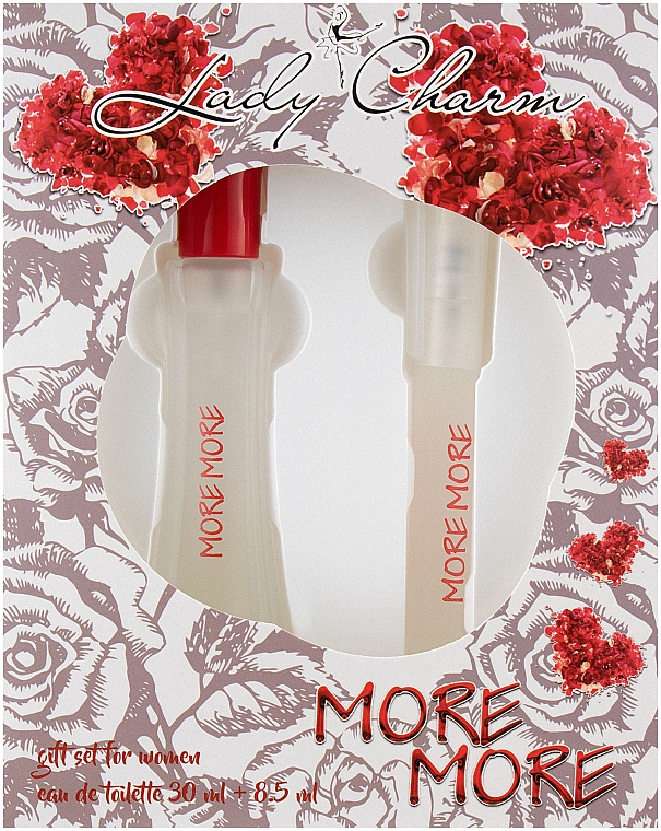Aroma Parfume Lady Charm More More - Набор (edt/30ml + edt/mini/8,5ml)