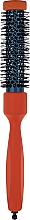 Парфумерія, косметика Брашинг з дерев'яною ручкою, покритою каучуковим лаком d23mm, помаранчевий - 3ME Maestri