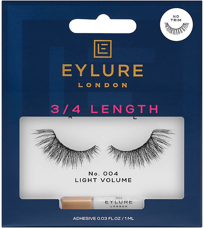 Накладные ресницы №004 - Eylure False Eyelashes 3/4 Length — фото N1