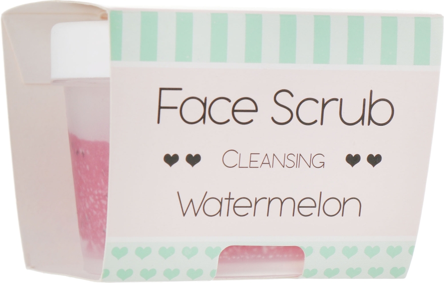 Очищувальний скраб для обличчя та губ "Кавун" - Nacomi Cleansing Face & Lip Scrub Watermelon — фото N1