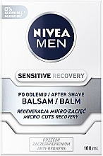Набір - NIVEA MEN Sensitive Recovery (ash/balm/100ml + foam/200ml) — фото N4