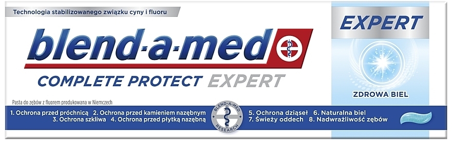 Зубная паста - Blend-a-med Complete Protect Expert Healthy White Toothpaste — фото N2