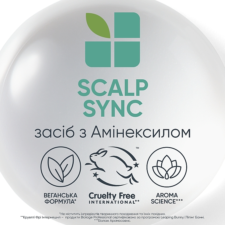 Засіб з амінексилом проти випадіння волосся - Biolage Scalpsync Aminexil Hair Treatment — фото N4