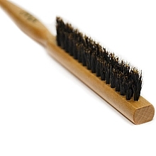 Расческа для начесывания и тупирования волос, 24.5 см, светлая древесина - Xhair — фото N2