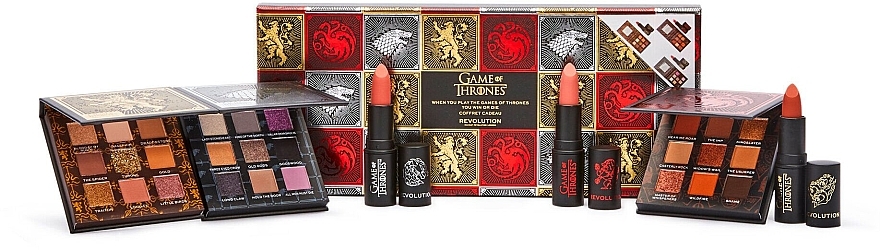 Набір, 6 продуктів - Makeup Revolution X Game of Thrones When You Play The Game Of Thrones You Win Or Die — фото N1