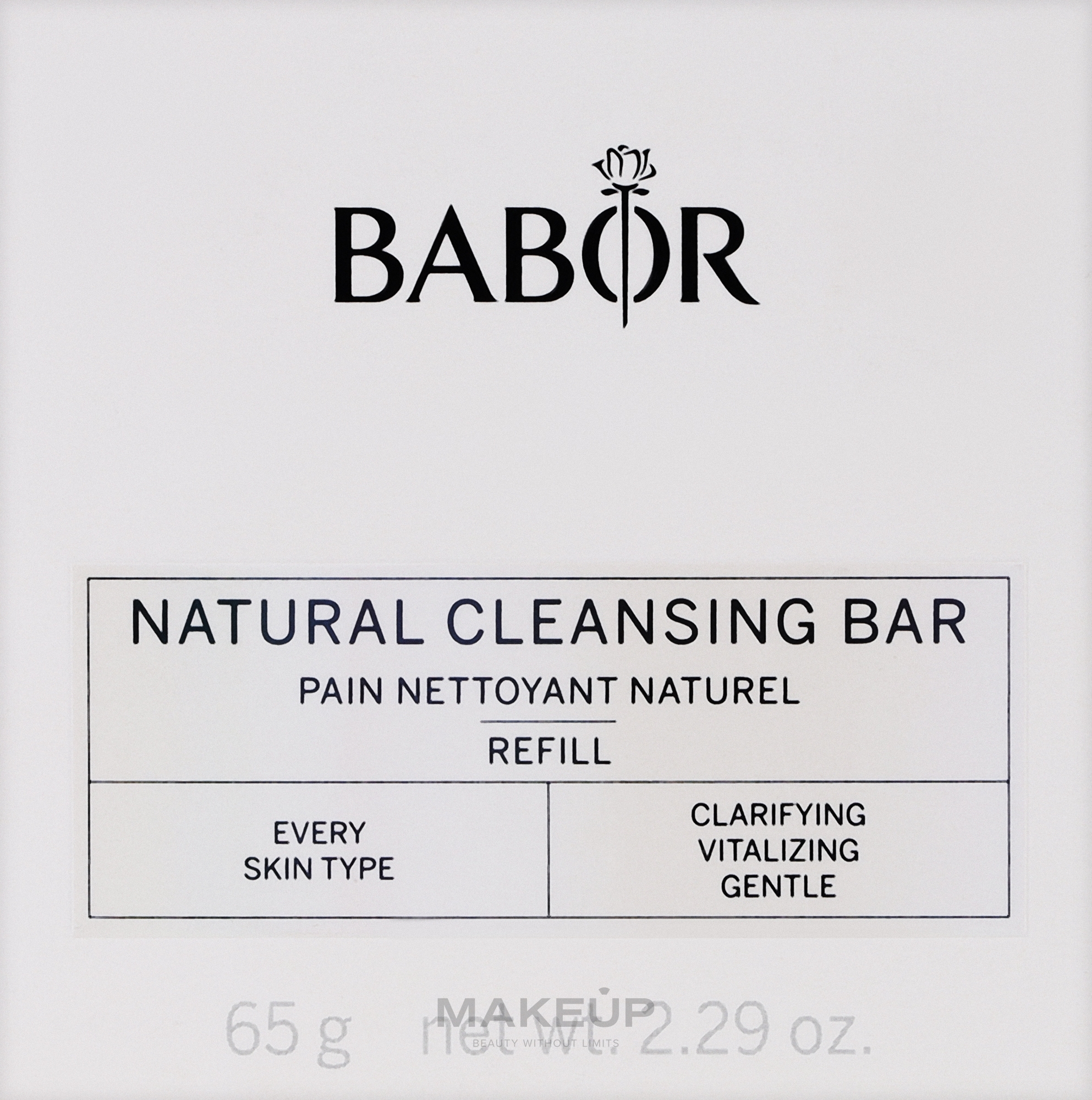 Натуральное очищающее средство для лица, в форме мыла - Babor Natural Cleansing Bar — фото 65g