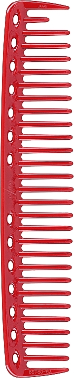 Расческа для стрижки, 200 мм, красная - Y.S.Park Professional 452 Big Hearted Combs Red — фото N1