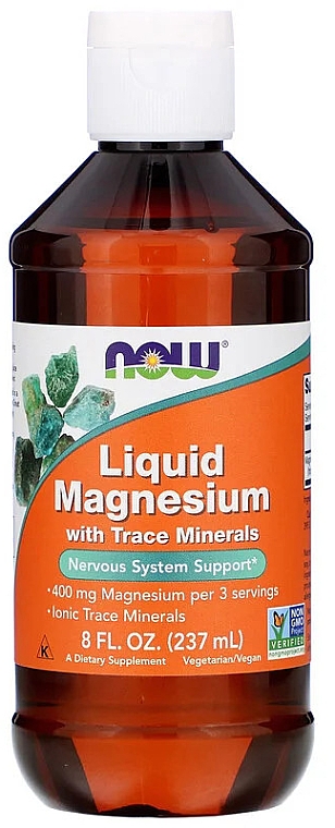 Минералы "Жидкий Магний" - Now Foods Liquid Magnesium — фото N1