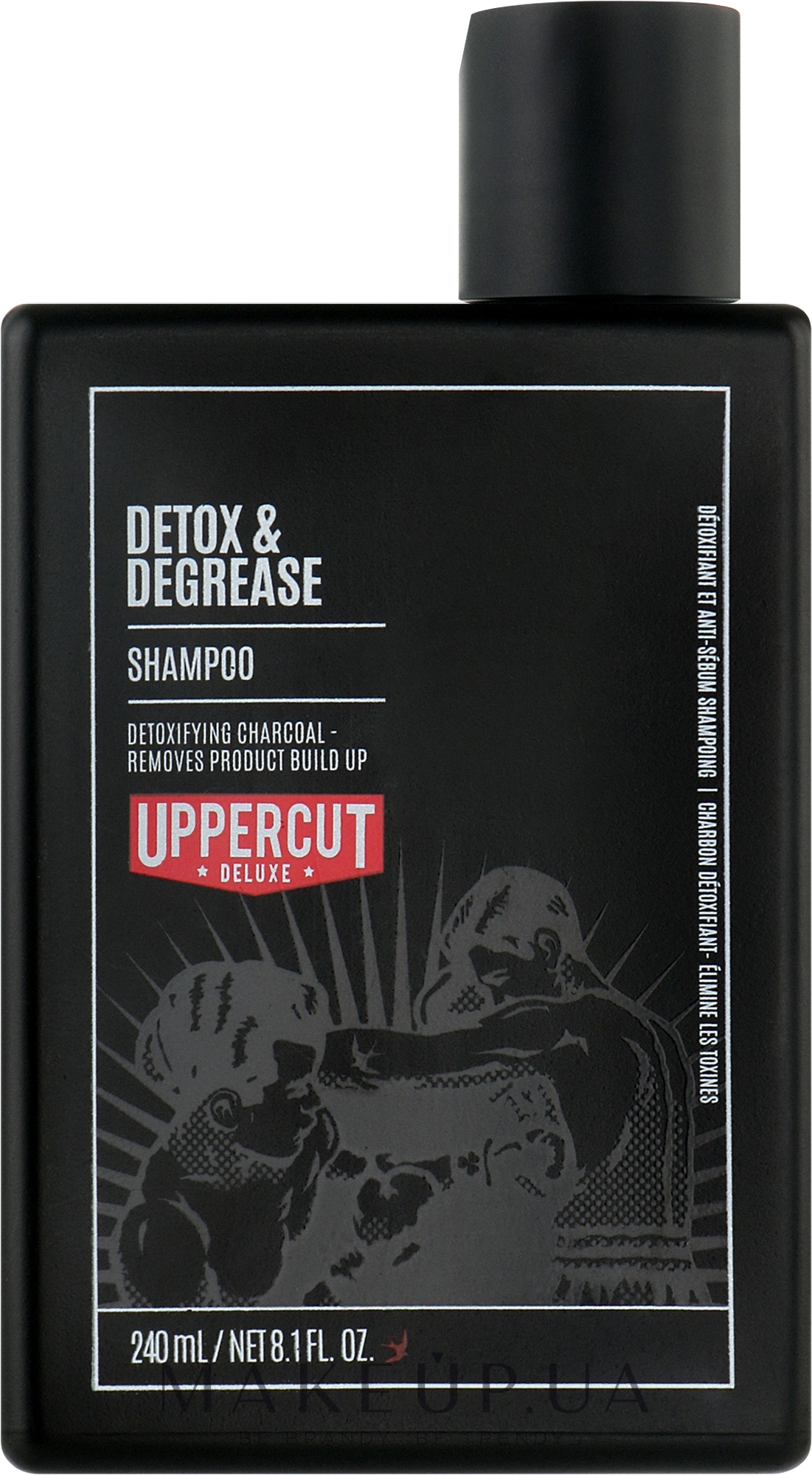 Шампунь "Детокс и очищение" - Uppercut Detox and Degrease Shampoo — фото 240ml