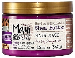 Маска для сухих и поврежденных волос "Масло ши" - Maui Moisture Revive & Hydrate Shea Butter Hair Mask — фото N1
