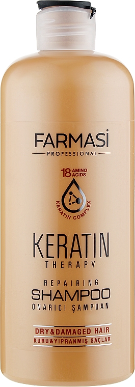 Шампунь для волос с кератином - Farmasi Keratin Therapy Repairing Shampoo