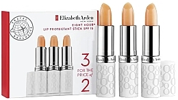 Парфумерія, косметика Набір - Elizabeth Arden Eight Hour Lip Protectant Stick SPF15 Trio Set (lip/balm/3.7gx3)