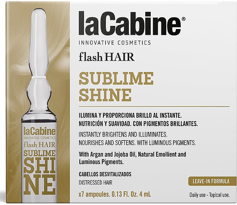 Ампули для волосся - La Cabine Flash Sublime Shine Ampules — фото N1