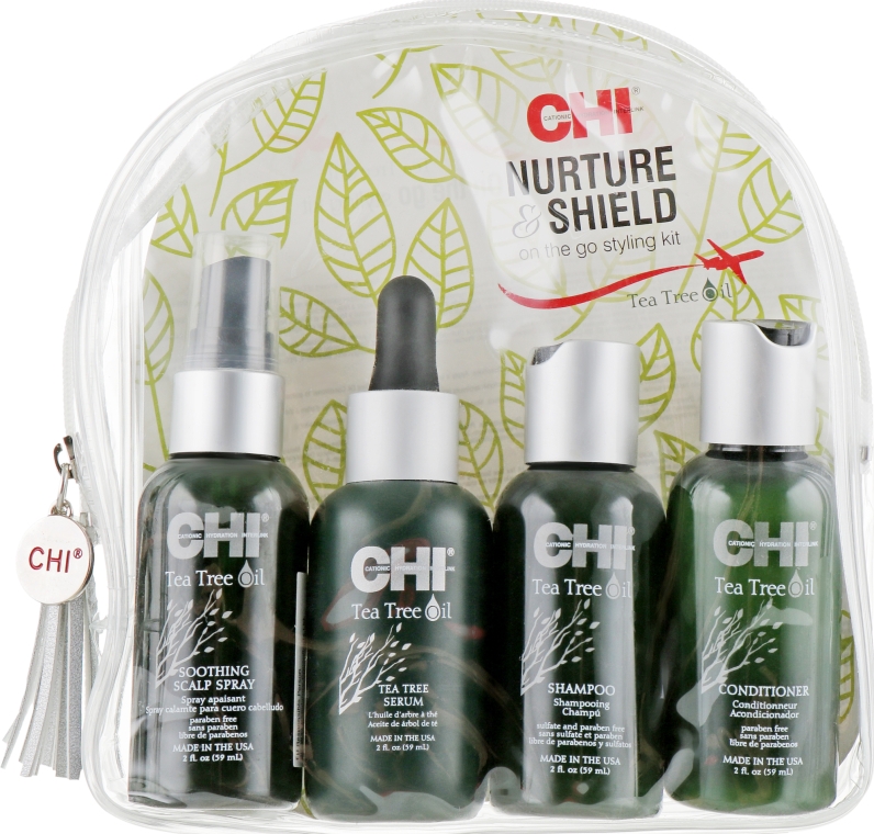 Набір - CHI Nurture Shield (sh/59ml + cond/59ml + ser/59ml + spray/59ml)