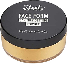 Розсипчаста пудра для обличчя - Sleek MakeUP Face Form Baking & Setting Powder — фото N2