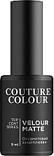 Духи, Парфюмерия, косметика Закрепитель гель-лака - Couture Colour Velour Matte Top Coat