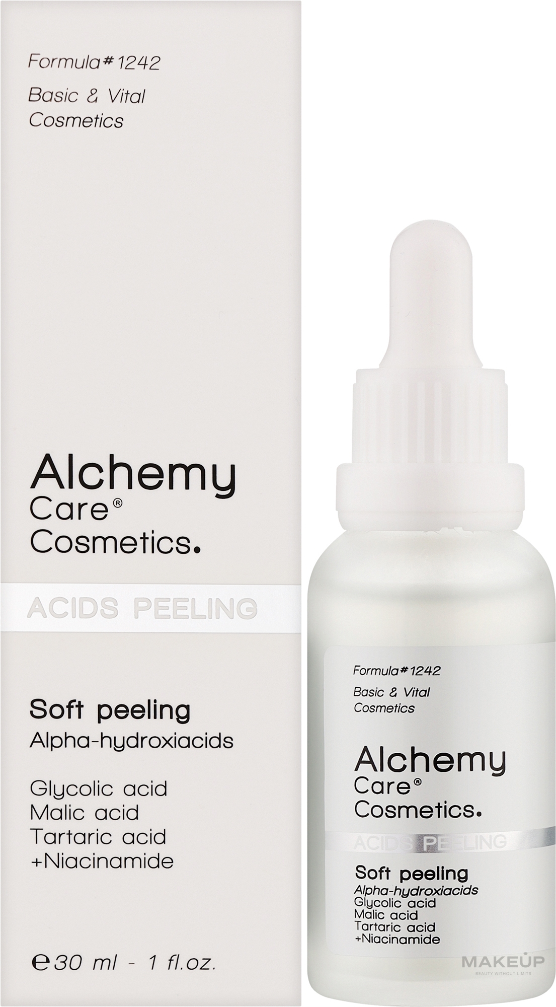 Мягкий кислотный пилинг для лица - Alchemy Care Cosmetics Soft Acid Peeling — фото 30ml