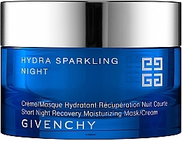 Парфумерія, косметика Нічний крем-маска - Givenchy Hydra Sparkling Night Recovery Moisturizing Mask & Cream *