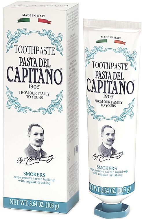 УЦІНКА Зубна паста для курців - Pasta Del Capitano Smokers Toothpaste * — фото N4