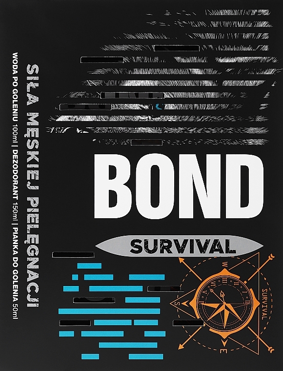 Набор - Bond Survival (deo/150ml + ash/water/100ml + sh/foam/50ml) — фото N1
