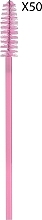 Щеточка для ресниц, нейлон, ярко-розовая - Lena Lashes — фото N1