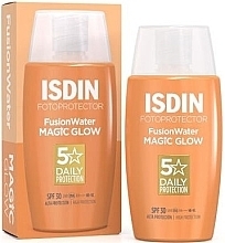 Парфумерія, косметика Сонцезахисний крем для обличчя - Isdin Fotoprotector Fusion Water Magic Glow SPF30