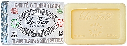 Парфумерія, косметика Екстра ніжне мило "Олія ши та іланг-іланг" - La Fare 1789 Extra Smooth Soap Ylang Ylang & Shea Butter
