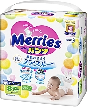 Підгузки-трусики для дітей S (4-8 кг), 62 шт. - Merries — фото N1