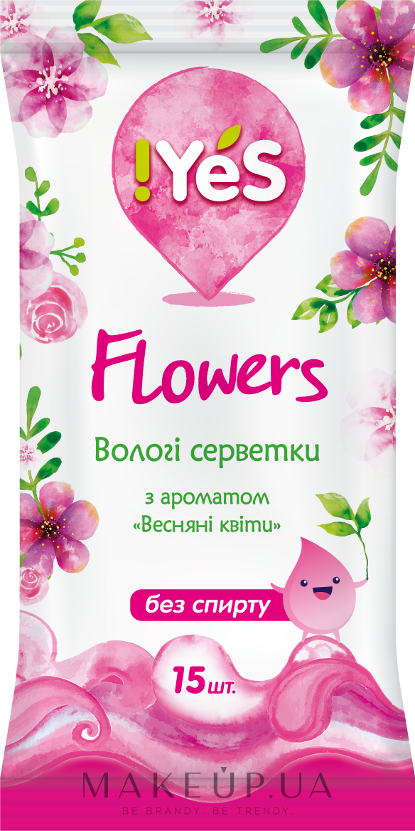 Yes flowers. Салфетки Yes. Фловер влажный салфетка. Влажная салфетка Фловер без запаха. Влажные салфетки Yes! №15.