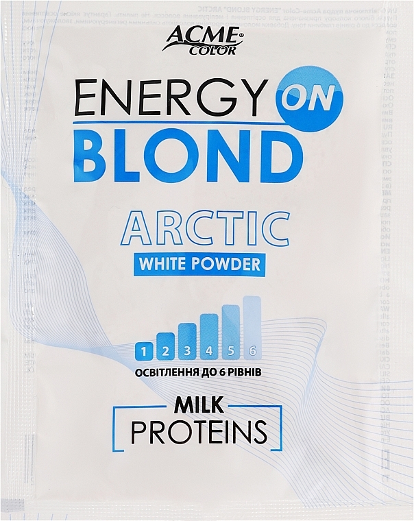 Освітлююча пудра для волосся - Acme Color Energy Blond Arctic — фото N1