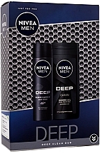 Парфумерія, косметика Набір - NIVEA MEN Deep Clean (sh/gel/250ml + deo/150ml)