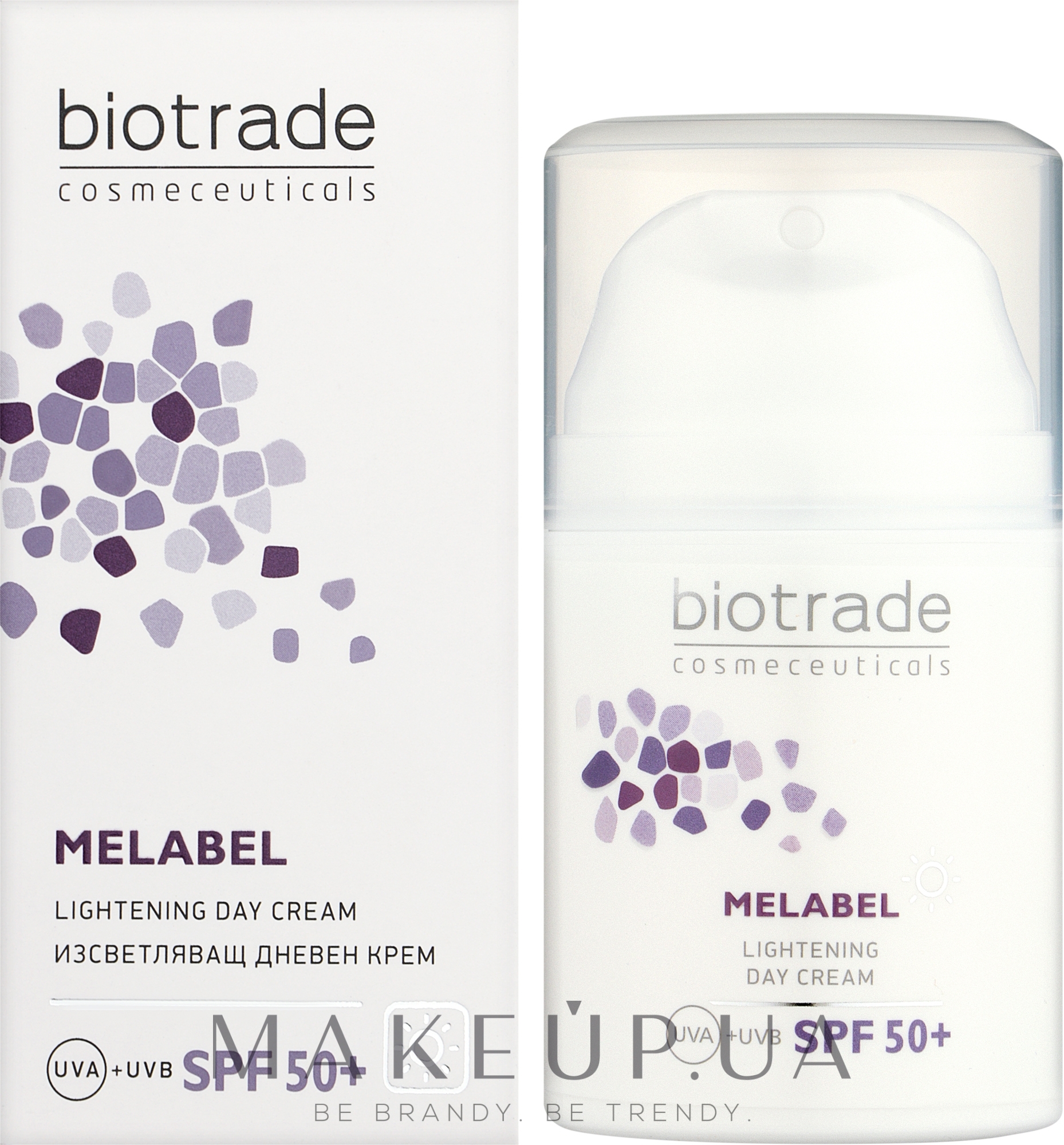 Відбілюючий денний крем з SPF 50 - Biotrade Melabel Lightening Day Cream SPF 50+ — фото 50ml