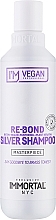 Шампунь против нежелательной желтизны волос - Immortal NYC I'm Vegan Re-Bond Silver Shampoo — фото N1