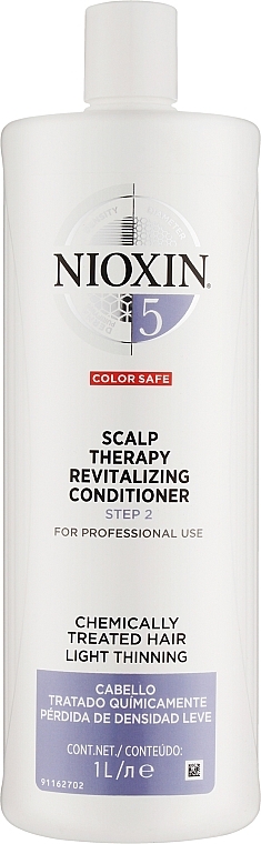 Кондиціонер для фарбованого волосся - Nioxin '5' Scalp Therapy Revitalising Conditioner — фото N3