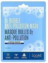 Маска для лица - Soo'AE O2 Bubble Anti-pollution Mask — фото N1