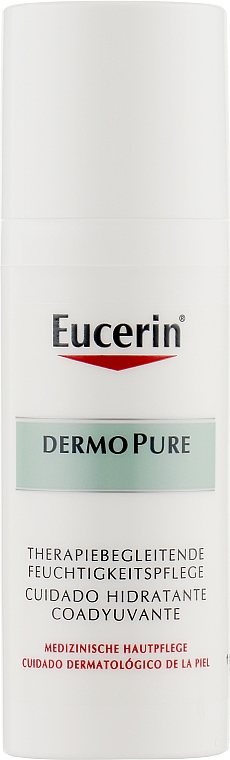 Успокаивающий крем для проблемной кожи - Eucerin Dermo Pure Skin Adjunctive Soothing Cream