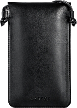 Чехол-сумка для телефона на ремешке, чёрный "Cross" - MAKEUP Phone Case Crossbody Black — фото N2