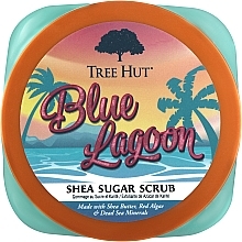 Парфумерія, косметика Скраб для тіла "Блакитна лагуна" - Tree Hut Blue Lagoon Sugar Scrub