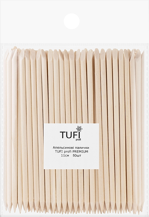 Апельсинові палички для манікюру, 11 см - Tufi Profi Premium — фото N2