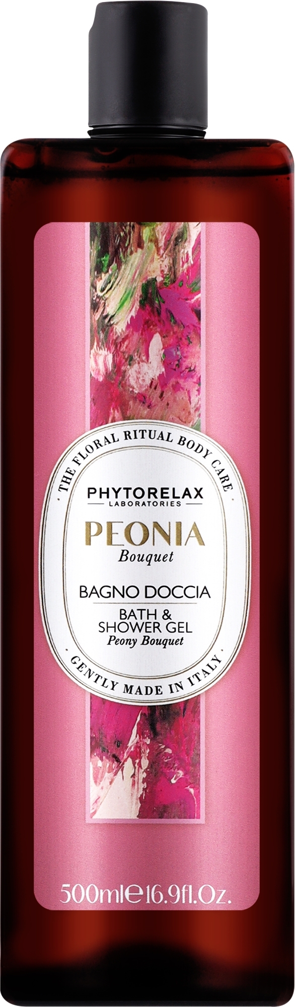 Гель для душу та ванни "Peony Bouquet" - Phytorelax Laboratories Floral Ritual Bath & Shower Gel — фото 500ml