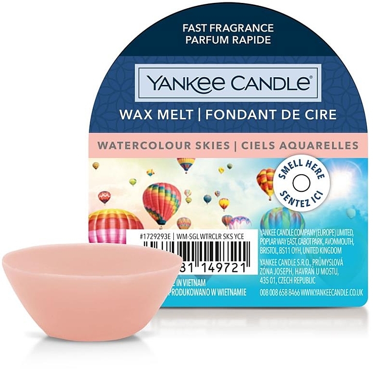 Ароматичний віск - Yankee Candle Wax Melt Watercolour Skies — фото N1