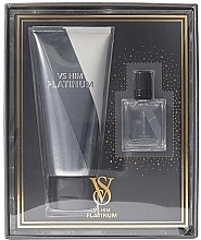 Духи, Парфюмерия, косметика Victoria's Secret Him Platinum - Набор (edp/mini/7.5ml + b/lot/100ml)