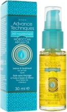 Поживна сиворотка для волосся - Avon Advance Techniques 360 Nourish Moroccan Argan Oil Leave-In Treatment — фото N1