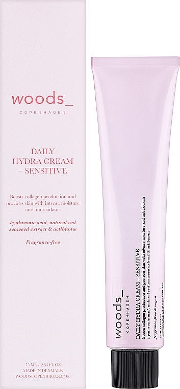 Ежедневный крем для чувствительной кожи лица - Woods Copenhagen Daily Hydra Cream Sensitive  — фото N2