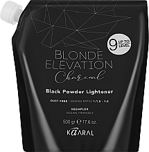 Черная осветляющая пудра для волос - Kaaral Blonde Elevation Charcoal Black Powder Lightener — фото N1