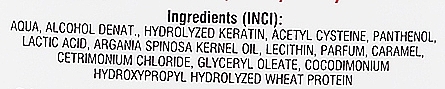 Несмываемый кондиционер для волос - Bione Cosmetics Keratin + Argan Oil Leave-in Conditioner With Panthenol — фото N3
