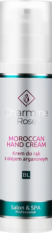 Крем для рук з олією арганії - Charmine Rose Argan Moroccan Hand Cream — фото N7